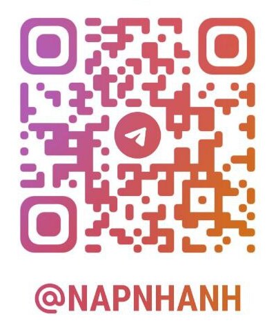 Mã QR kênh Telegram hỗ trợ khách hàng @NAPNHANH, quét để mở https://t.me/NAPNHANH